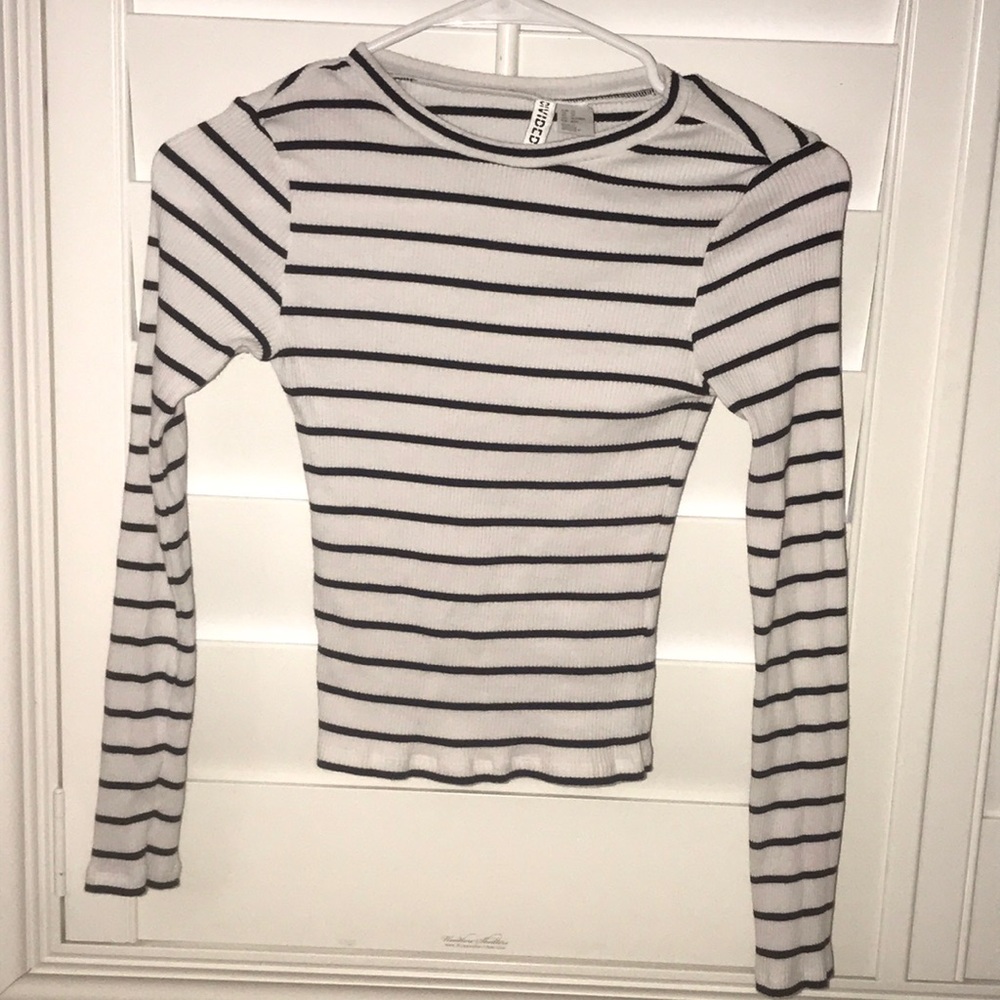 H&M STRIPED LONG SLEEVE